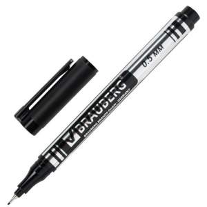 Маркер для любой поверхности  BRAUBERG чер...